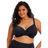 Elomi Plain Sailing UW Plunge Bikini Top Black