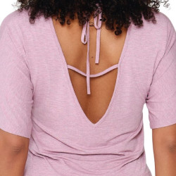 Lingadore Top & Shorts Set 8405SET Mauve Marl
