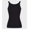 Tim & Simonsen Lone Rib Tank Top Black