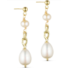 Tim & Simonsen Eva Earring Natural/Gold