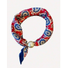 Tim & Simonsen Chloe Scarf w. Magnetic Pearl Paisley Red