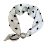 Tim & Simonsen Chloe Scarf w. Magnetic Pearl Dot