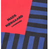 Mads Nørgaard Soft Cotton Block Scarf 205442 9771 True Blue/Black