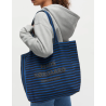 Mads Nørgaard Boutique Athene Bag AOP 205448 9771 True Blue/Black