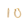 Pico Elva Crystal Hoops Gold/Clear