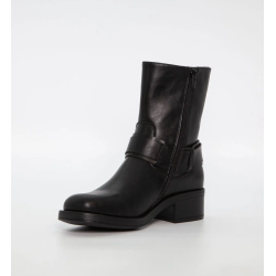Duffy Short Biker Boots 71-62801 Black