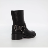 Duffy Short Biker Boots 71-62801 Black