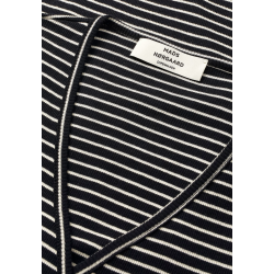 Mads Nørgaard 2x2 Cotton Susi Ls Top 205493 Black/Vanilla Ice