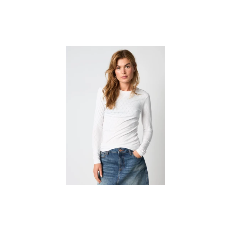 HYPEtheDETAIL Tee L/S H-Logo 600-14-1 White