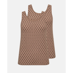 HYPEtheDETAIL Singlet Logo Top 2-Pack 3250-65-98 Cafe Latte