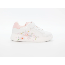 Duffy Kids Snrakers 84-23392 White w. Flovwers