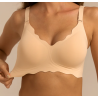Femifemme Bra SoftScallop Full Coverage Nude