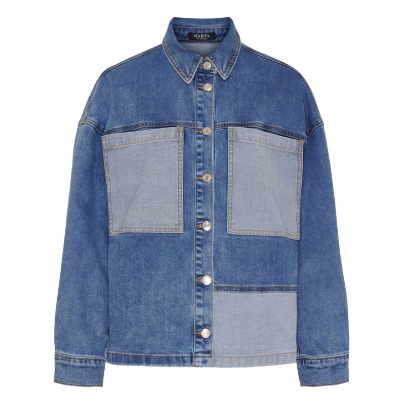 Marta Du Château Milja Jacket Blue Denim