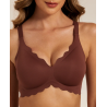Femifemme Bra SoftScallop Full Coverage Velvet Chocolate