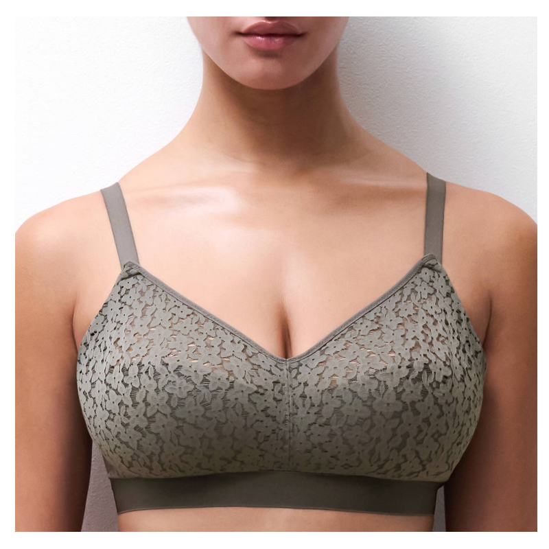 Chantelle EasyFeel Norah Wire Free Bra C13F80 09W Clay Green