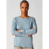 SKINY Night Shirt w. Long Sleevers 080775 Sterling Blue