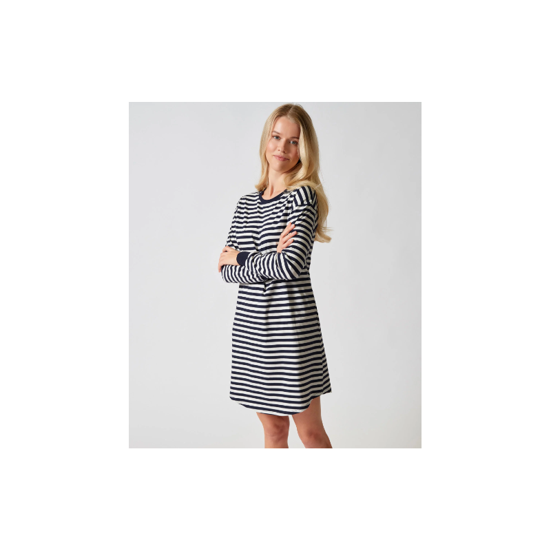 SKINY Night Dress 087143 Navyblazer Stripes
