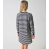 SKINY Night Dress 087143 Navyblazer Stripes