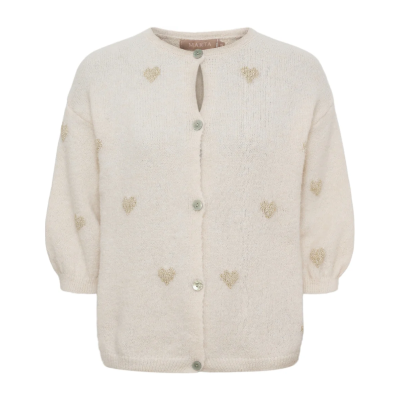 Marta Du Château Parisa Knit Cardigan 9647 Beige