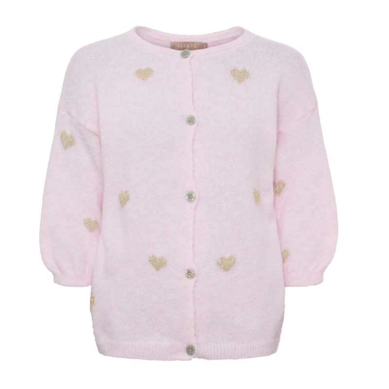 Marta Du Château Parisa Knit Cardigan 9647 Rose