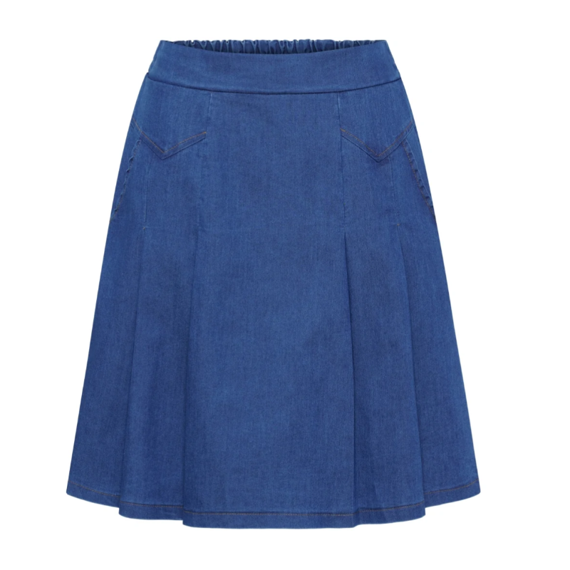 Marta Du Château Everly Short Denim Skirt