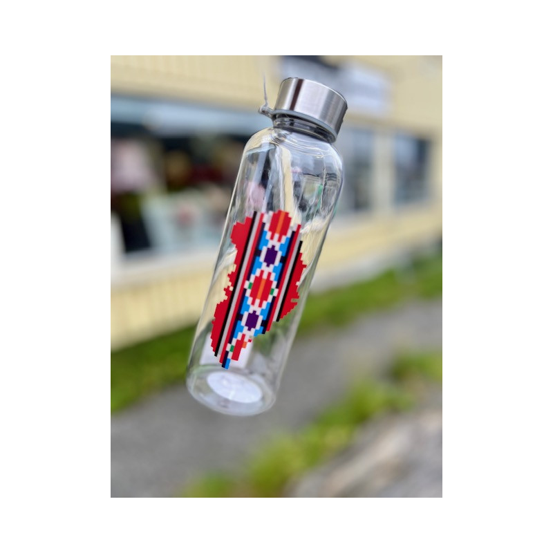 My Story Greenland - Water Bottle w. Greenland 500ml Clear