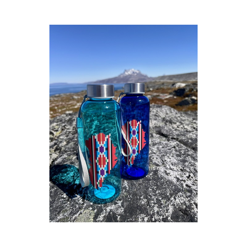 My Story Greenland - Water Bottle w. Greenland 500ml Turkis