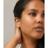 Enamel Lola Earring E140GM Gold/khaki