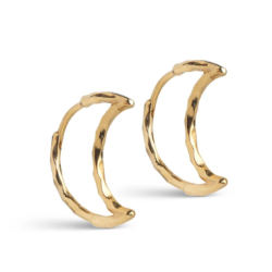 Enamel Hoops Moon Medium...