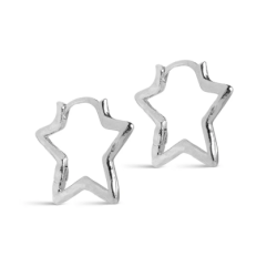 Enamel Hoops Organic Star...