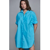 SixtyDays Boyfriend Shirt Long - Turquoise