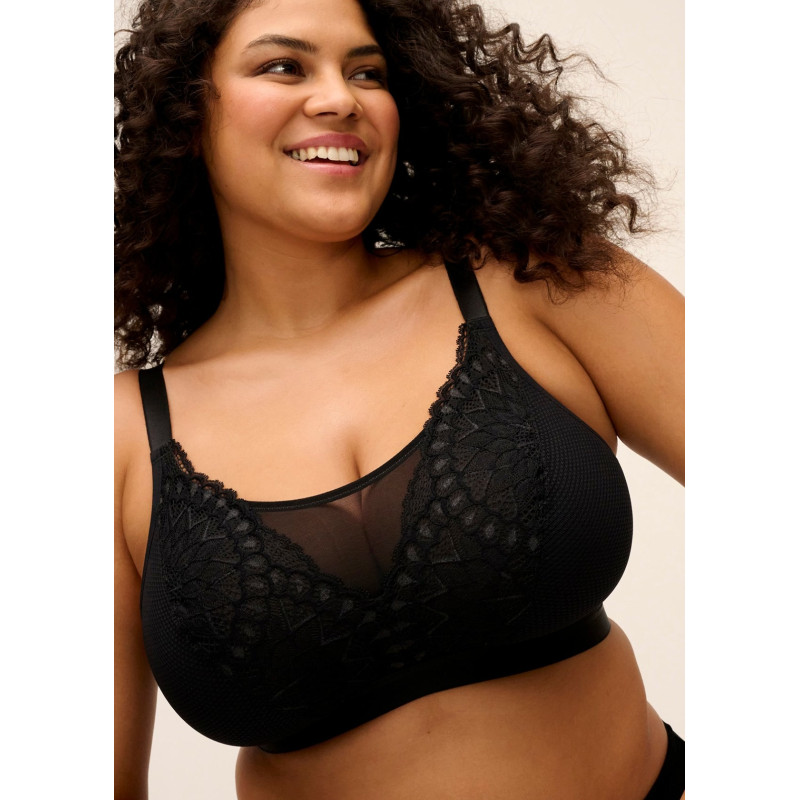 Elomi Tiernie Non Wired Bralette Black