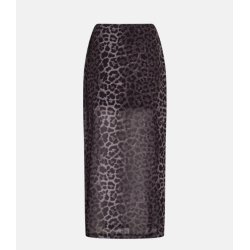 HYPEtheDETAIL Mesh Skirt 320-97-9512 w. Leo Print