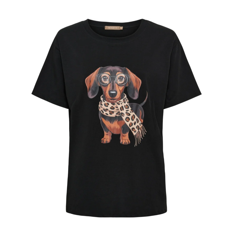 Marta Du Château Inge Tee 0532 Dog Black