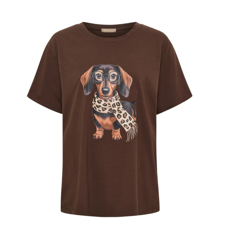 Marta Du Château Inge Tee 0532 Dog Chocolate