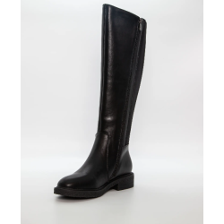 Duffy Long Leather Boots 75-32051 Black