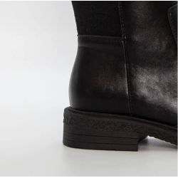 Duffy Long Leather Boots 75-32051 Black
