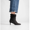 Duffy Short High Heel Boots 97-21418 Black