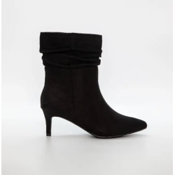 Duffy Short High Heel Boots 97-21418 Black