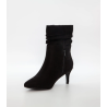 Duffy Short High Heel Boots 97-21418 Black