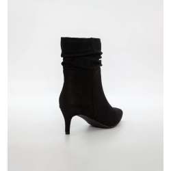 Duffy Short High Heel Boots 97-21418 Black