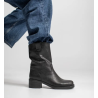 Duffy Short Biker Boots 75-03752 Black