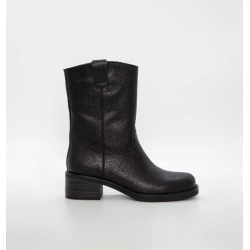 Duffy Short Biker Boots 75-03752 Black