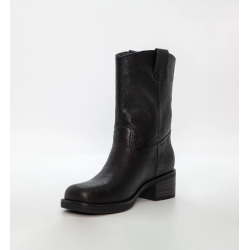 Duffy Short Biker Boots 75-03752 Black