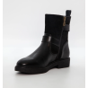 Duffy Short Biker Boots 94-03052 Black