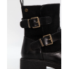 Duffy Short Biker Boots 94-03052 Black