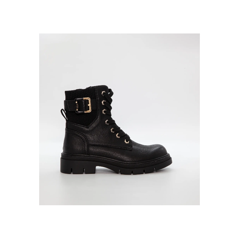 Duffy Short Boots 94-01168 Black w. Gold