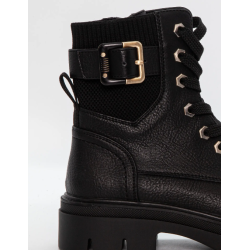 Duffy Short Boots 94-01168 Black w. Gold