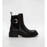 Duffy Short Boots 94-01170 Black w. Gold