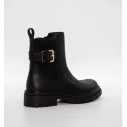 Duffy Short Boots 94-01170 Black w. Gold